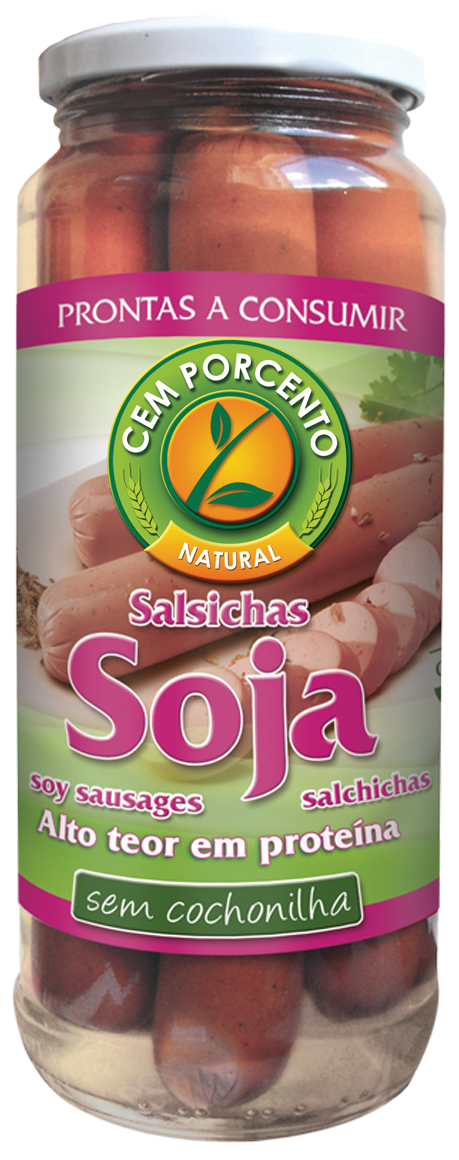 SALSICHA SOJA 260G 5UN CEM PORCENTO